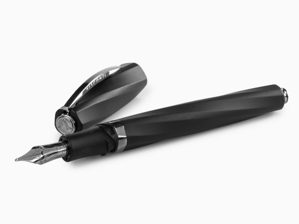 Visconti Divina Matte Füllfederhalter, Edelharz, Schwarz, KP18-09-FP