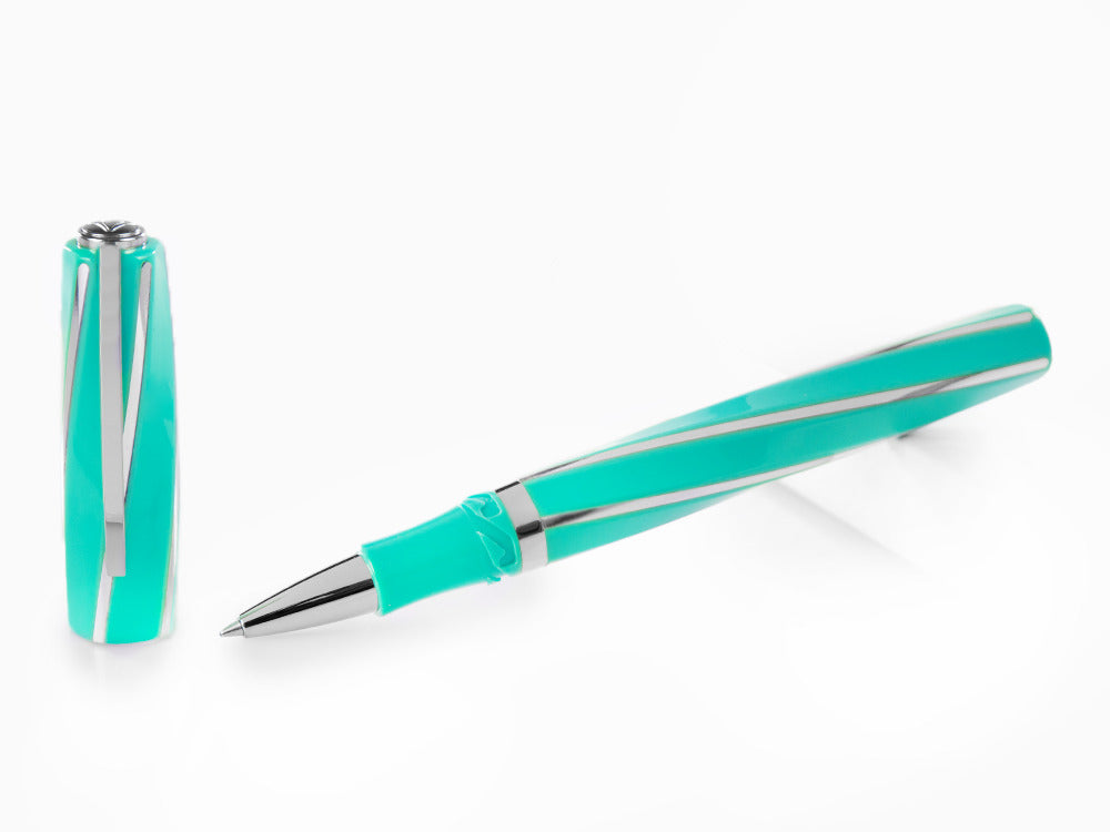 Visconti Divina Elegance Wave Roller, Acryl-Edelharz, Palladium, KP18-13-RB