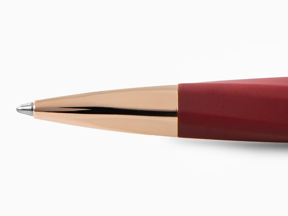 Visconti Divina Bordeaux Matte Kugelschreiber, Roségold PVD, KP18-14-BP