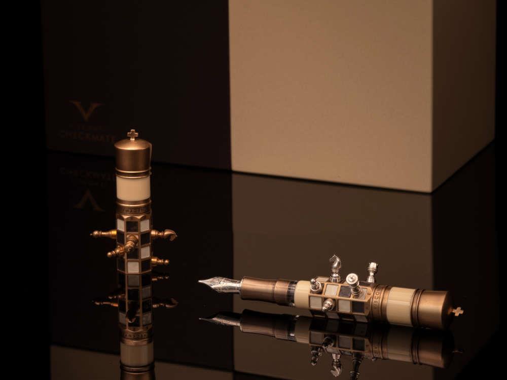 Visconti Checkmate Füllfederhalter, Limitierte Edition, KP62-01-FP