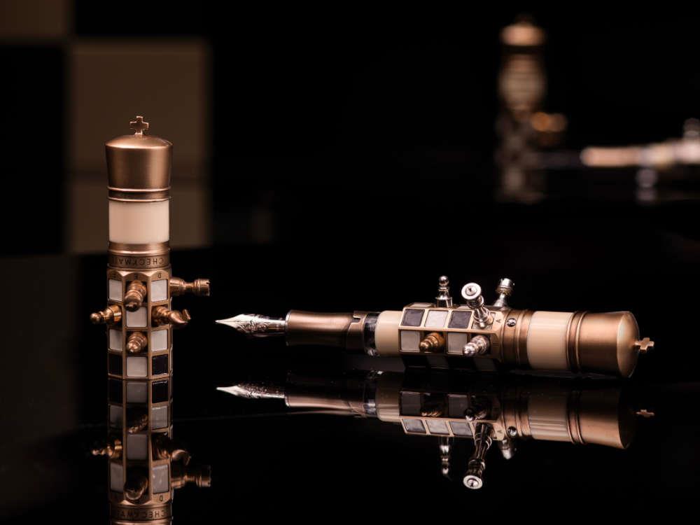 Visconti Checkmate Füllfederhalter, Limitierte Edition, KP62-01-FP