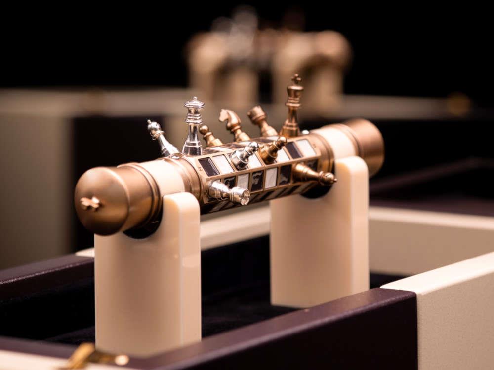 Visconti Checkmate Roller, Bronze, Elfenbein, Limitierte Edition, KP62-01-RB