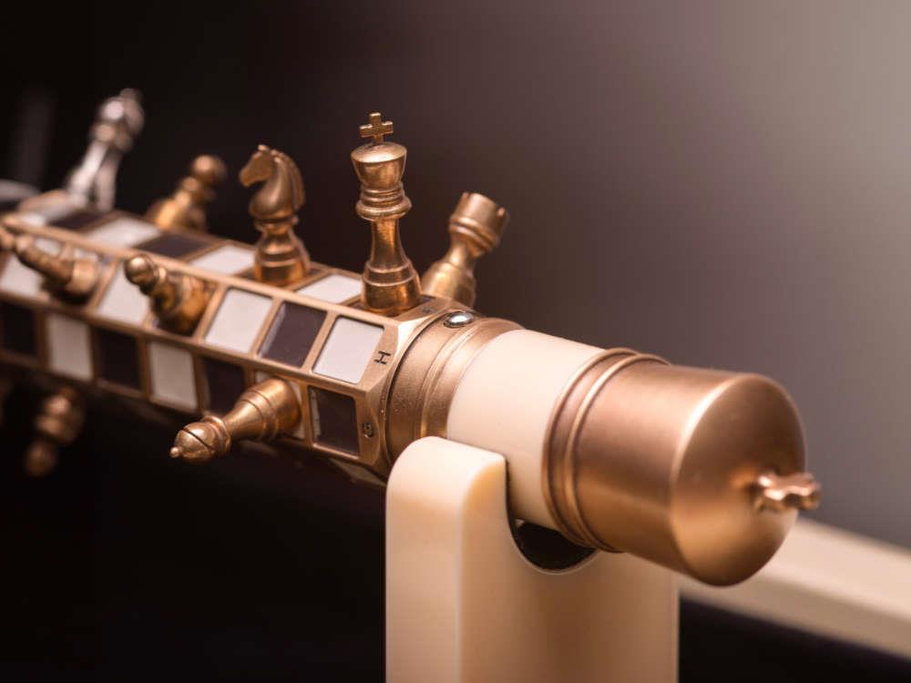 Visconti Checkmate Roller, Bronze, Elfenbein, Limitierte Edition, KP62-01-RB