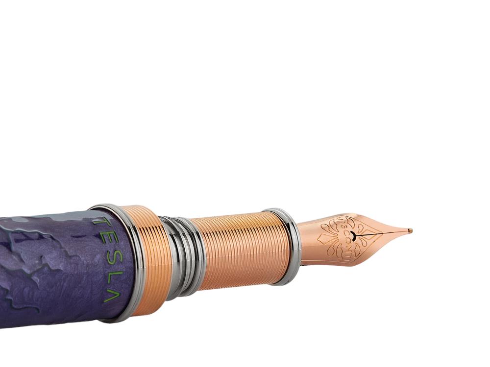 Visconti Füllfeder Tesla,18k Gold,Limitierte Edition,KP63-01-FP