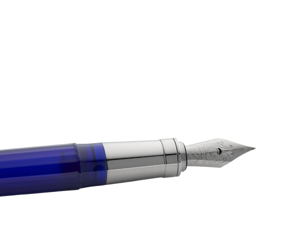 Visconti Michelangelo Füllfederhalter, Edelharz, Blau, KP67-01-FP10