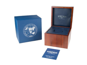 Vulcain 50s Presidents Tradition Manual Uhr, V-10, Blau, 39mm, 100153.297L