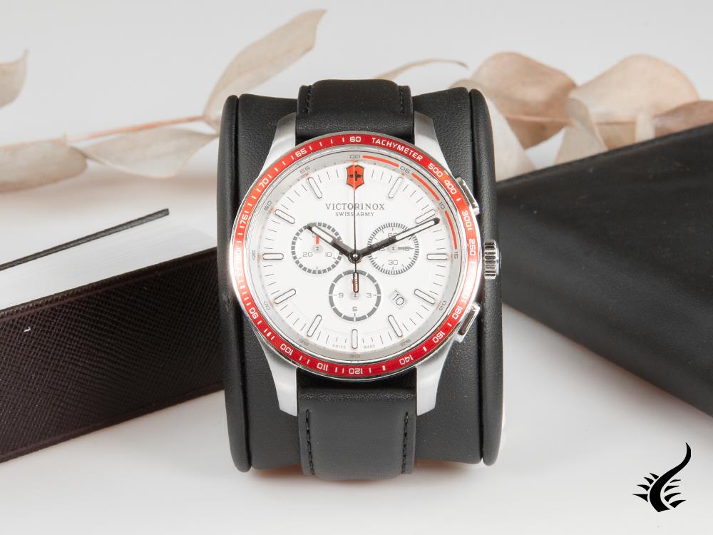 Victorinox Alliance Sport Chronograph Quartz Uhr, Schwarz, 44 mm, V241819