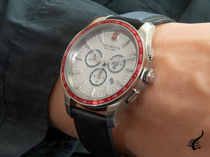 Victorinox Alliance Sport Chronograph Quartz Uhr, Schwarz, 44 mm, V241819