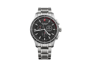 Victorinox Alliance Sport Chronograph Quartz Uhr, Schwarz, 44 mm, V241816