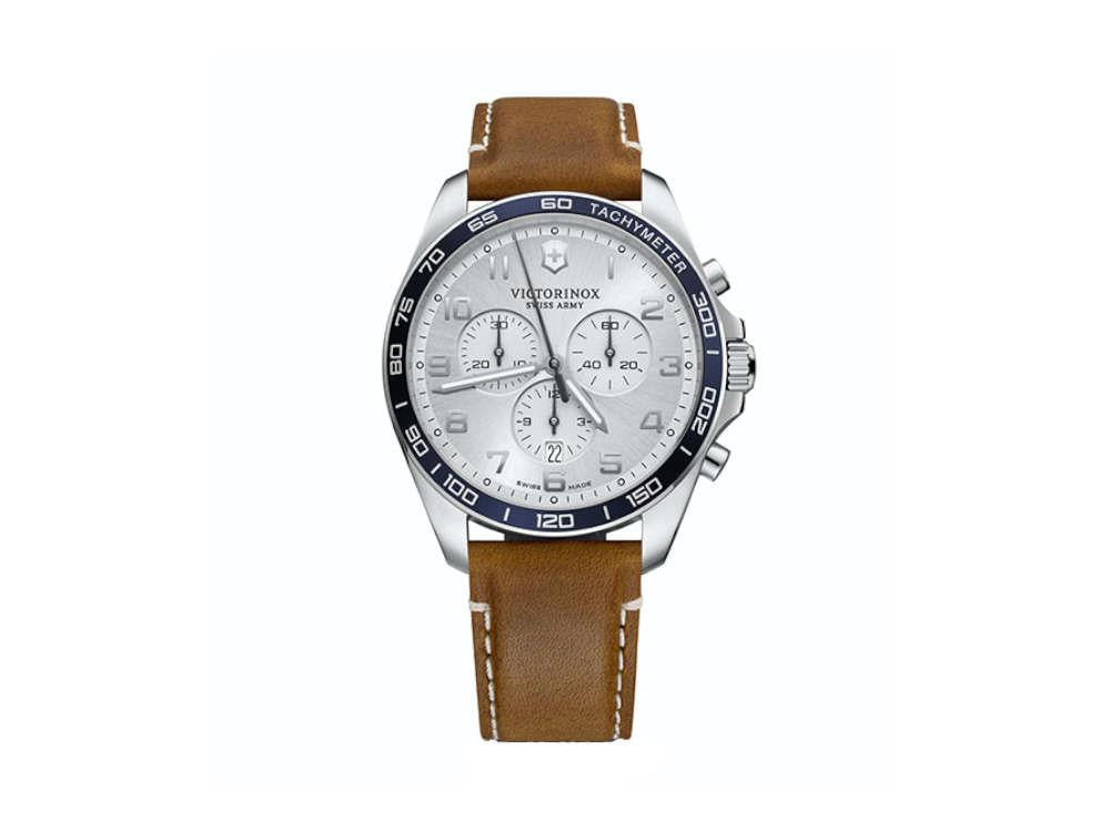 Victorinox Fieldforce Classic Chrono Quartz Uhr Silber 42 mm V241900