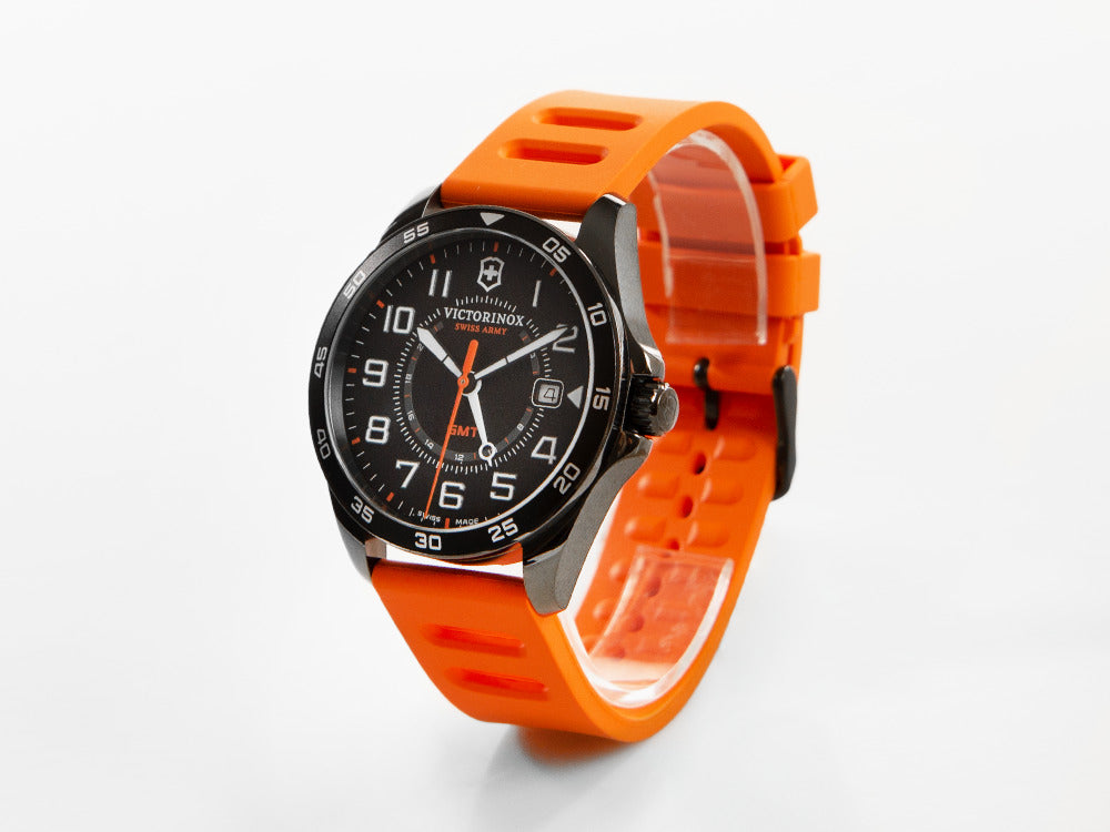 Victorinox Fieldforce Sport GMT Quartz Uhr , Schwarz, 42 mm, V241897