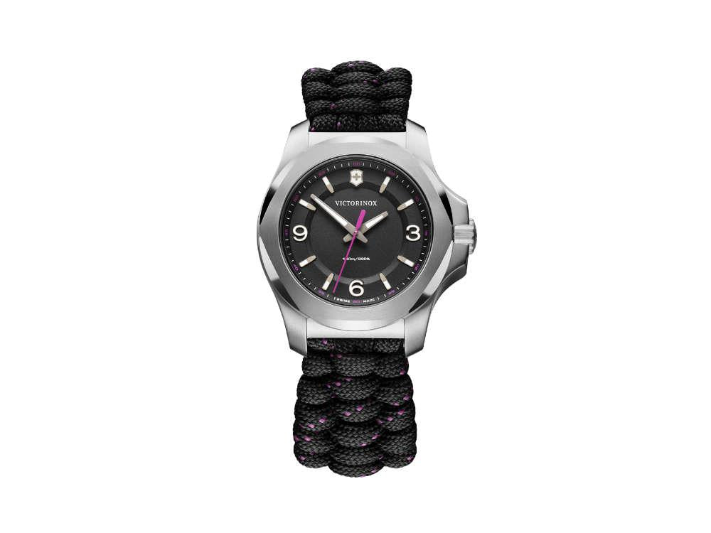 Victorinox I.N.O.X. Ladies Quartz Uhr Schwarz 37mm Paracord V241918