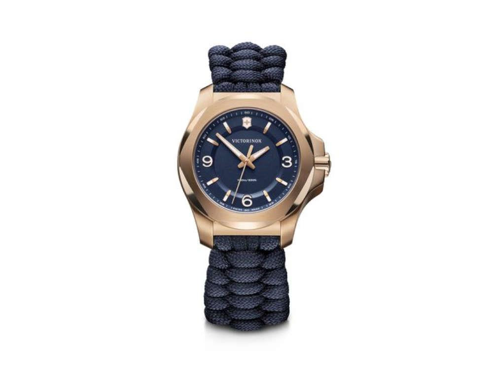 Victorinox I.N.O.X. Ladies Quartz Uhr, Blau, 37mm, Paracord, V241955