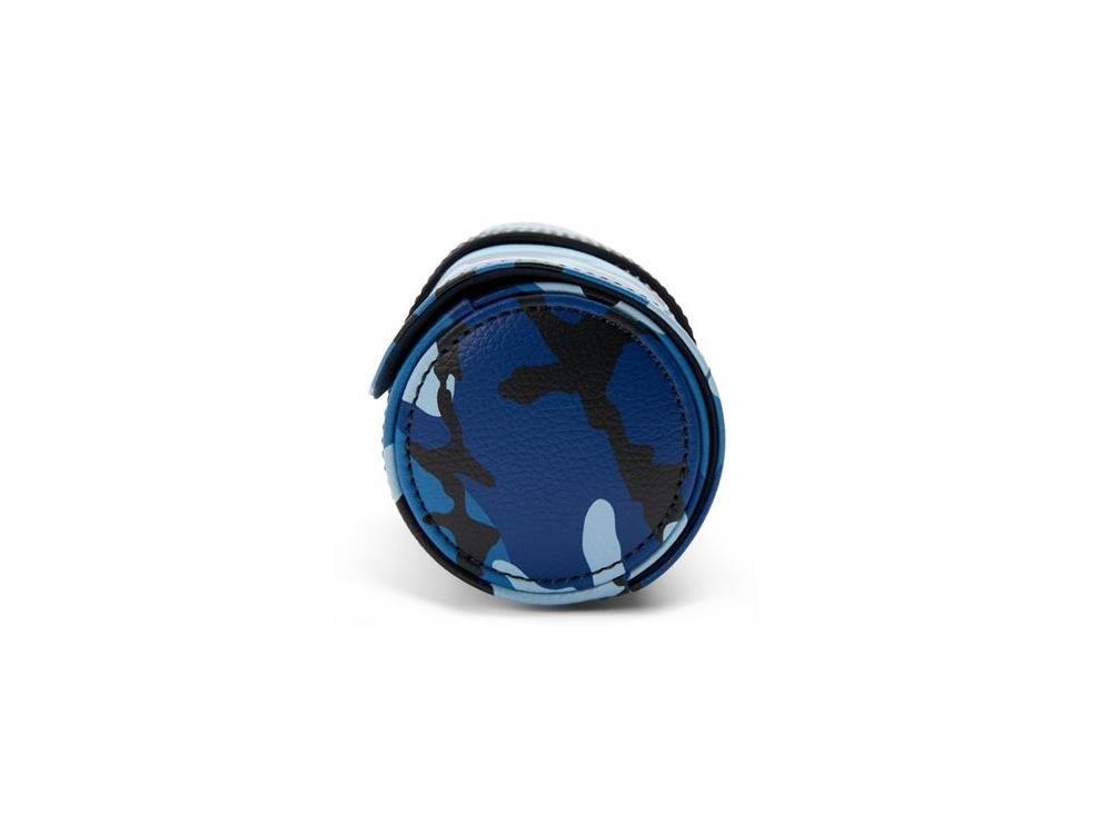 WOLF Elements Water Uhrenrolle, 3 Uhren, Blau, Vegane Leder, 665271