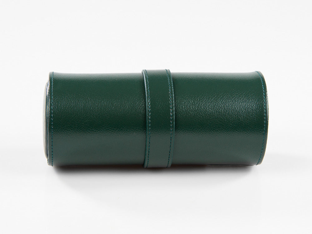 WOLF British Racing Uhrenrolle, 3 uhren, Grün, Leder, 792941