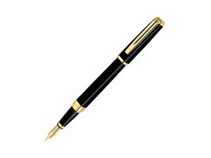 Waterman Füllfederhalter Exception Slim Schwarz und Gold - S0636940