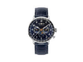 Zeppelin LZ 129 Hindenburg Moonphase Quartz Uhr, Blau, 40 mm, 7036-3