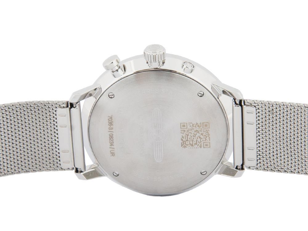 Zeppelin LZ 129 Hindenburg Moonphase Quartz Uhr, Blau, 40 mm, 7036M-3