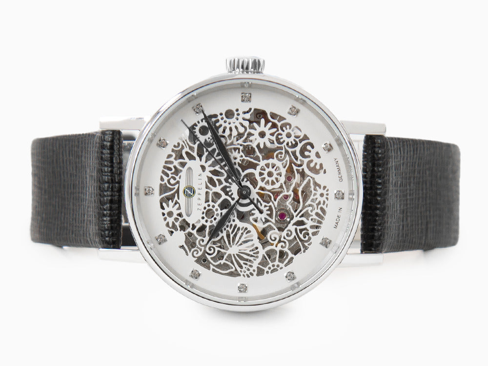 Zeppelin Princess Of The Sky Automatik Uhr, Weiss, 36 mm, 7461-1