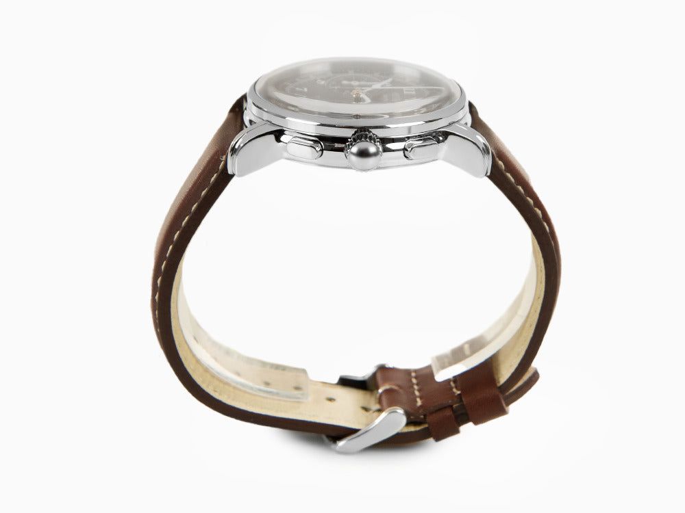 Zeppelin LZ126 Los Angeles Quartz Uhr, Rot, 42 mm, 7614-6