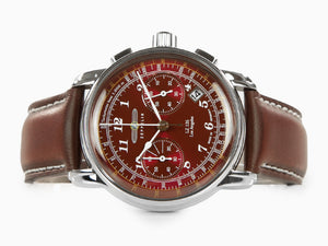 Zeppelin LZ126 Los Angeles Quartz Uhr, Rot, 42 mm, 7614-6