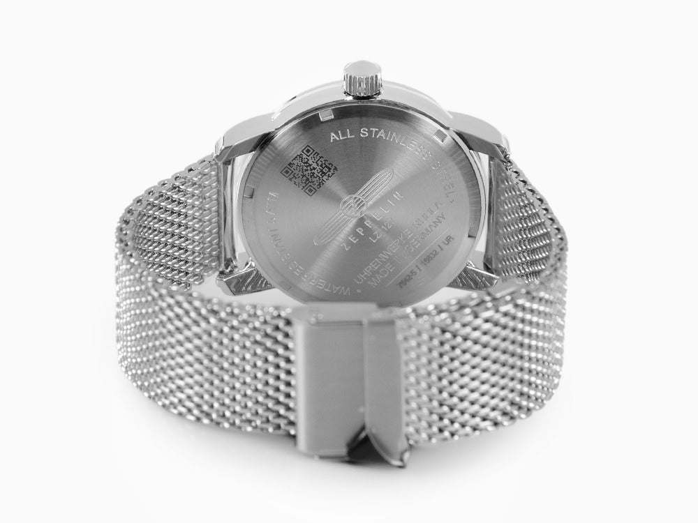 Zeppelin LZ 127 Graf Zeppelin Quartz Uhr, Beige, 42 mm, GMT, 7642M-5