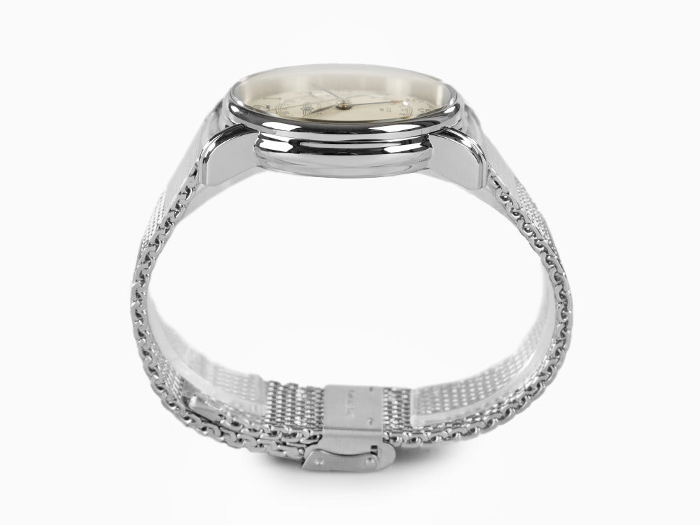 Zeppelin LZ 127 Graf Zeppelin Quartz Uhr, Beige, 42 mm, GMT, 7642M-5