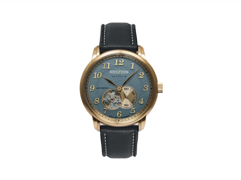 Zeppelin LZ 127 Graf Zeppelin Automatik Uhr, PVD Gold, Grau, 40 mm, 7664-5