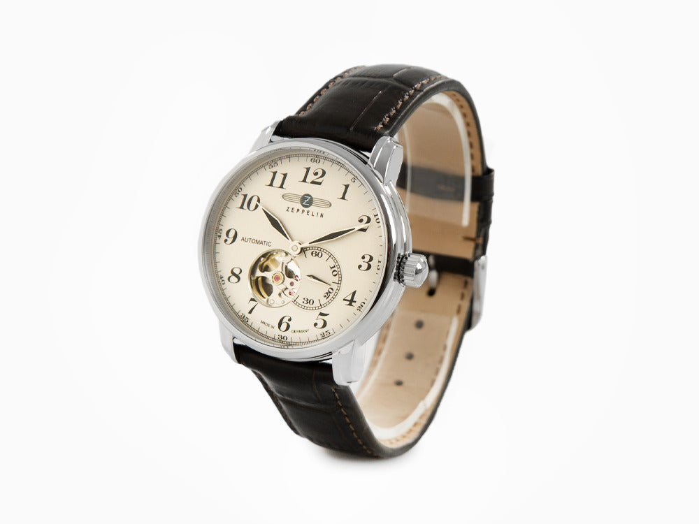 Zeppelin LZ 127 Graf Zeppelin Automatik Uhr, Beige, 40 mm, 7666-5