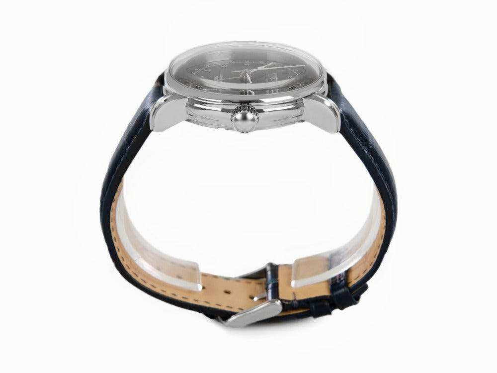 Zeppelin LZ 129 Hindenburg Automatik Uhr, Blau, 42 mm, GMT, 7668-3