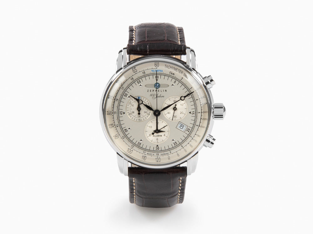 Zeppelin 100 Years Zeppelin Quartz Uhr, 42 mm, Tag, 7680-1