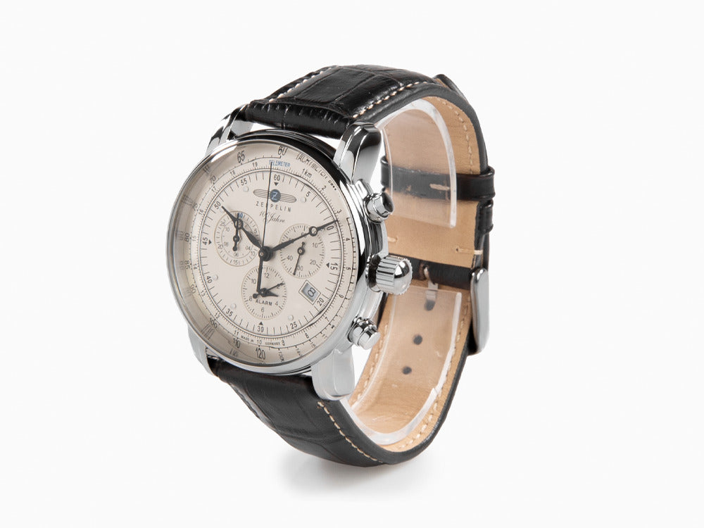 Zeppelin 100 Years Zeppelin Ed. 1 Quartz Uhr, 42 mm, Tag, 7680-1