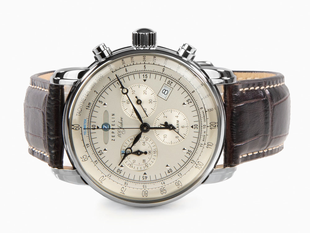 Zeppelin 100 Years Zeppelin Ed. 1 Quartz Uhr, 42 mm, Tag, 7680-1