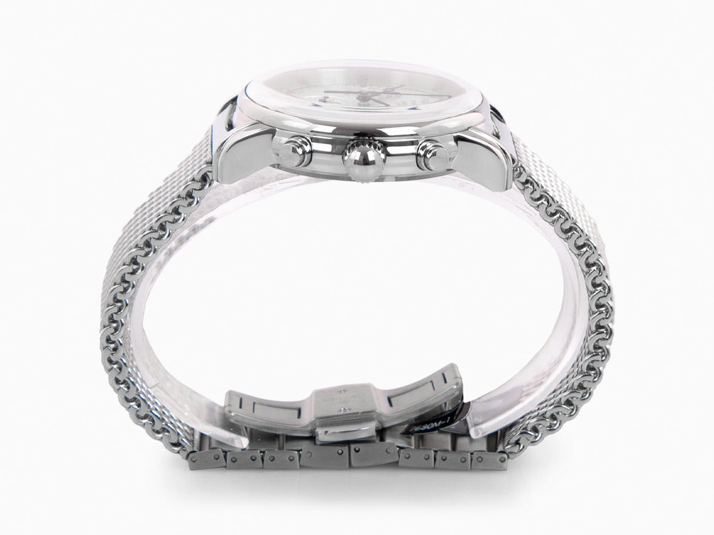 Zeppelin 100 Years Zeppelin Ed. 1 Quartz Uhr, Silber, 42 mm, Tag, 7680M-1