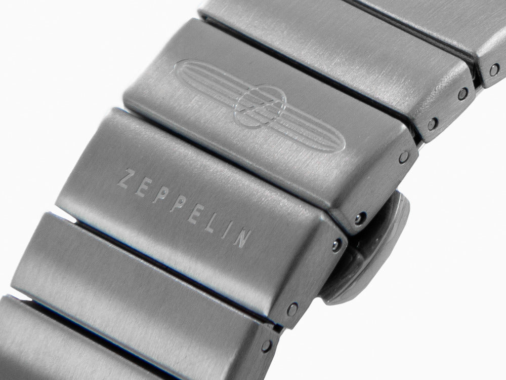 Zeppelin 100 Years Zeppelin Ed. 1 Quartz Uhr, Schwarz, 42 mm, Tag, 7680M-2