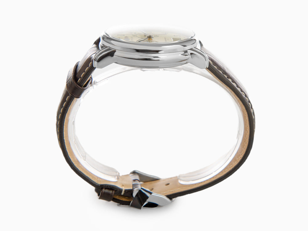 Zeppelin LZ 127 Graf Zeppelin Quartz Uhr, Beige, 40 mm, Tag, Chronograph, 7684-5