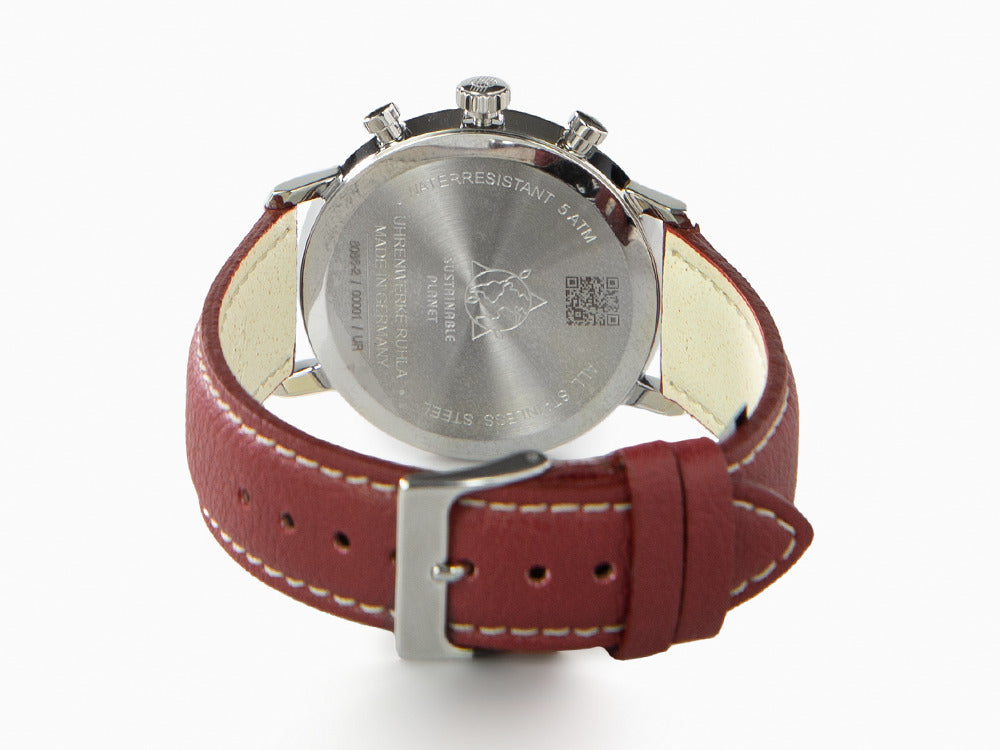 Zeppelin LZ 129 Hindenburg Quartz Uhr, Rot, 41 mm, Tag, Lederband, 808 - Iguana Sell DE Zeppelin LZ 129 Hindenburg Quartz Uhr, Rot, 41 mm, Tag, Lederband, 808 - Iguana Sell DE