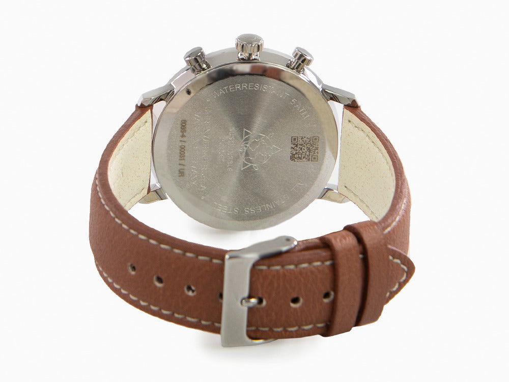 Zeppelin LZ 129 Hindenburg Quartz Uhr, Grün, 41 mm, Tag, Lederband, 8086-4n