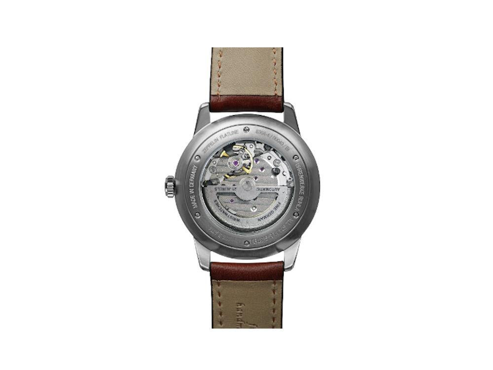 Zeppelin Flatline Automatik Uhr, Grün, 40 mm, 8364-4