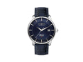 Zeppelin Atlantic Automatik Uhr, Blau, 40 mm, Tag, Lederband, 8460-3