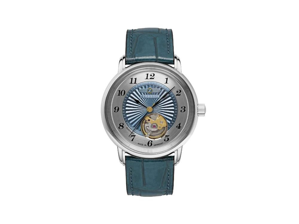 Zeppelin Friedrichshafen Ladies Automatik Uhr, Blau, 36 mm, 8567-3