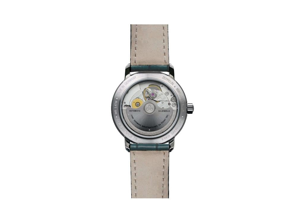 Zeppelin Friedrichshafen Ladies Automatik Uhr, Blau, 36 mm, 8567-3