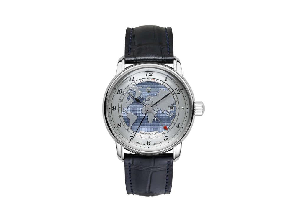 Zeppelin Friedrichshafen GMT Automatik Uhr, 42 mm, 8596-3