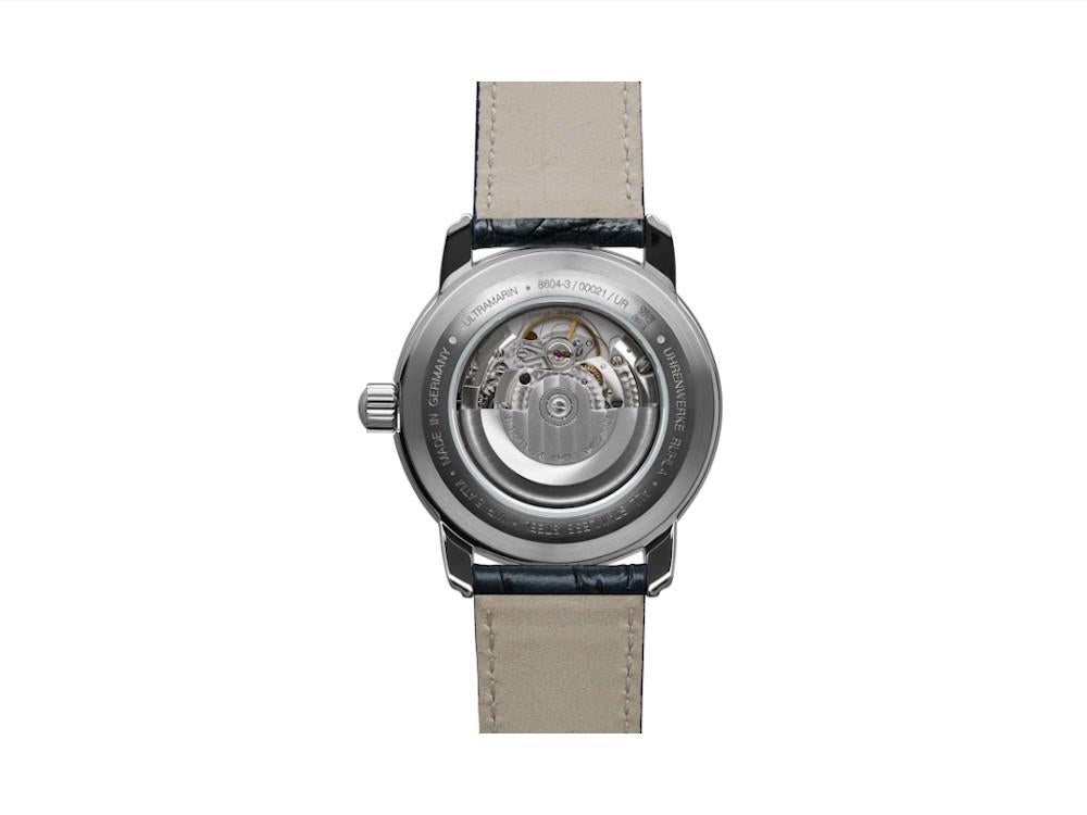 Zeppelin Captain Line Automatik Uhr, Blau, 42 mm, Lederband, 8626-3