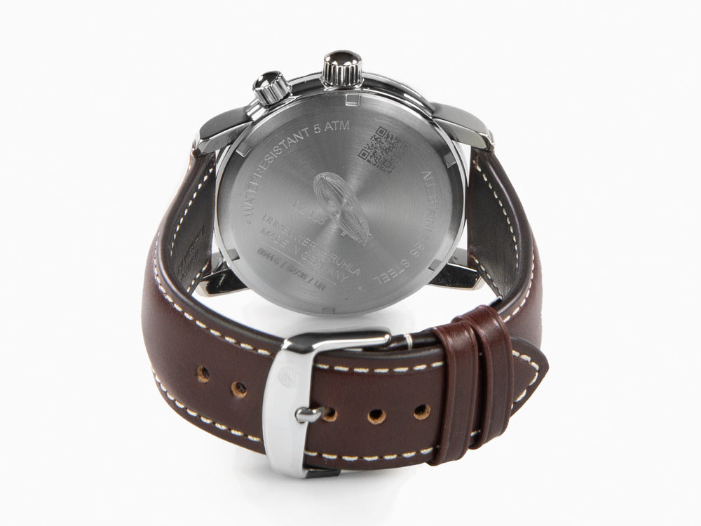 Zeppelin LZ126 Los Angeles Quartz Uhr, Cremefarben, 42 mm, GMT, 8644-5