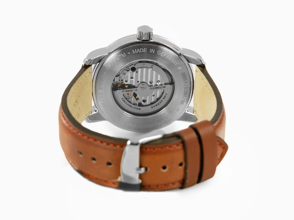 Zeppelin Captain Line Automatik Uhr, Beige, 42 mm, Lederband, 8662-1