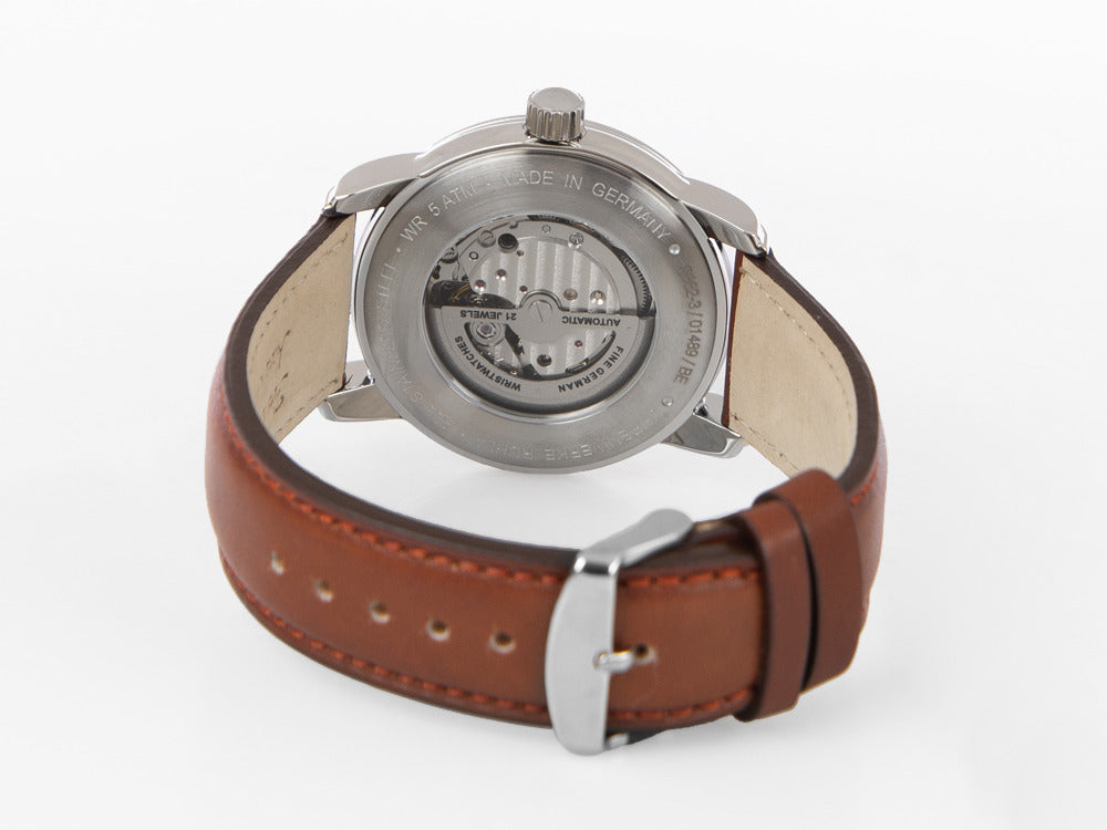 Zeppelin Captain Line Automatik Uhr, Blau, 41 mm, Lederband, 8662-3