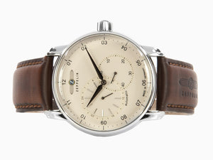 Zeppelin Captain Line Automatik Uhr, Beige, 43 mm, Lederband, 8662-5