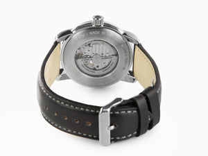Zeppelin Captain Line Automatik Uhr, Schwarz, 43 mm, Lederband, 8664-2