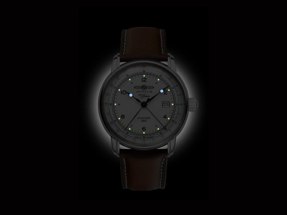 Zeppelin 100 Years Zeppelin Ed. 1 Automatik Uhr, 42 mm, Tag, 8666-1